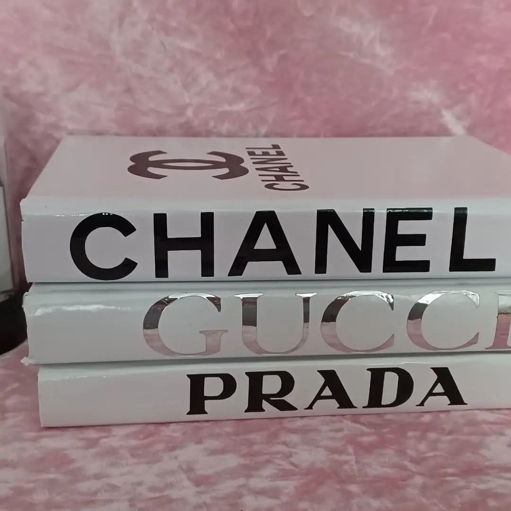 Chanel, Gucci, Prada Decorative Books